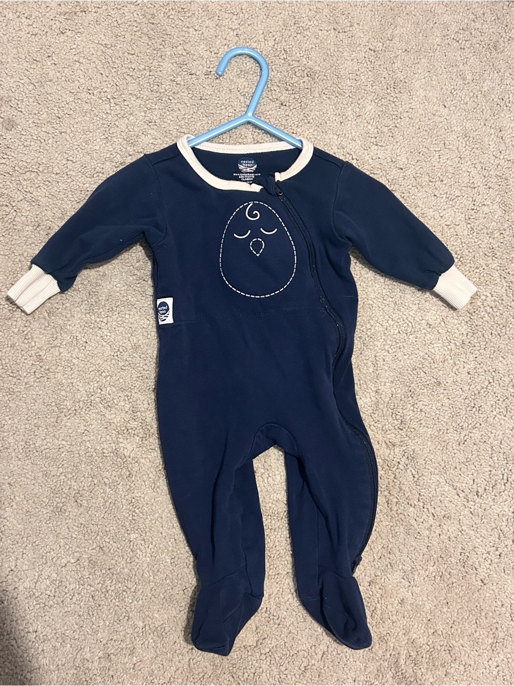 Nested bean footed suit